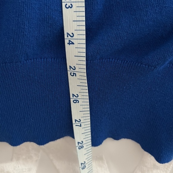 Lane Bryant Blue V-Neck Long Sleeve Sweater. Lightweight Knit. Size 22/24 - Picture 10 of 10